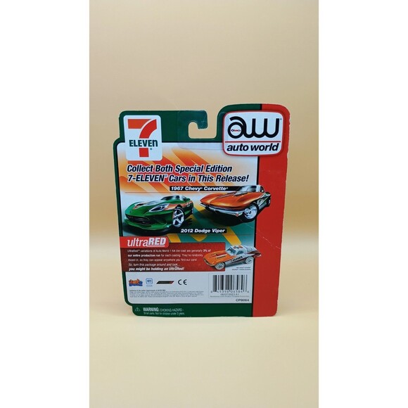 2023 AW Auto World Deluxe Series 7-11 Seven Eleven 1967 Chevy Corvette 1:64 - Picture 6 of 6